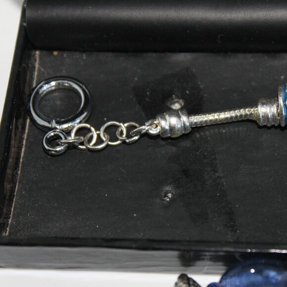 Figaro Couture Quartz Watch Bracelet And Matching Stretch Bracelet Blue/Silver🌻 - Picture 6 of 9